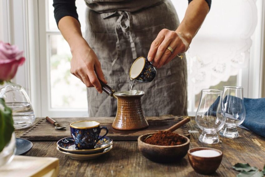 How To Make Turkish Coffee Preparing Turkish Coffee