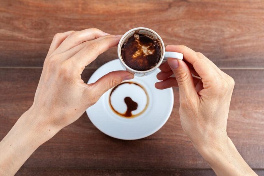 Turkish Coffee Reading Practice of Turkish coffee reading
