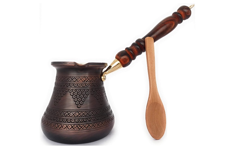 DEDE Copper Turkish Greek Arabic Coffee Pot Review